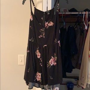 Torrid | black & pink challis tank